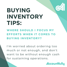 Friday FAQ buying inventory
